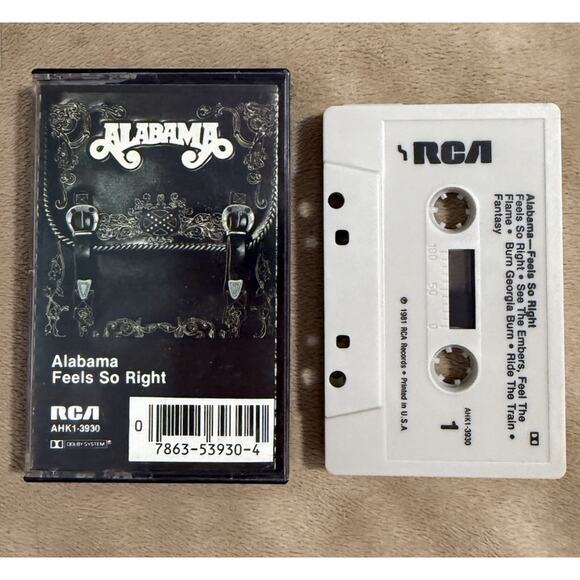 Lot 3 Alabama Cassette Tapes Mountain Music, My Homes In Alabama, Feels So Right - Picture 6 of 8